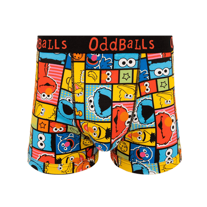 Sesame Street - Mens Cotton Boxer Shorts