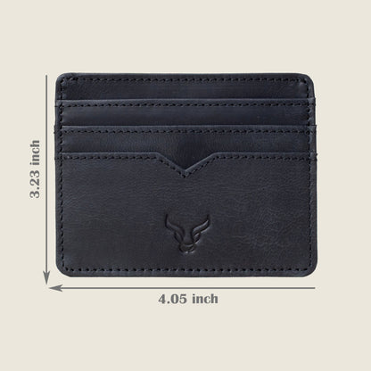 'THE PRESTIGE COMBO' Black Genuine Leather Wallet & Cardholder Combo Gift Box