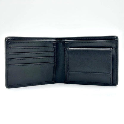 Harris Tweed Bifold Coin Wallet Charcoal