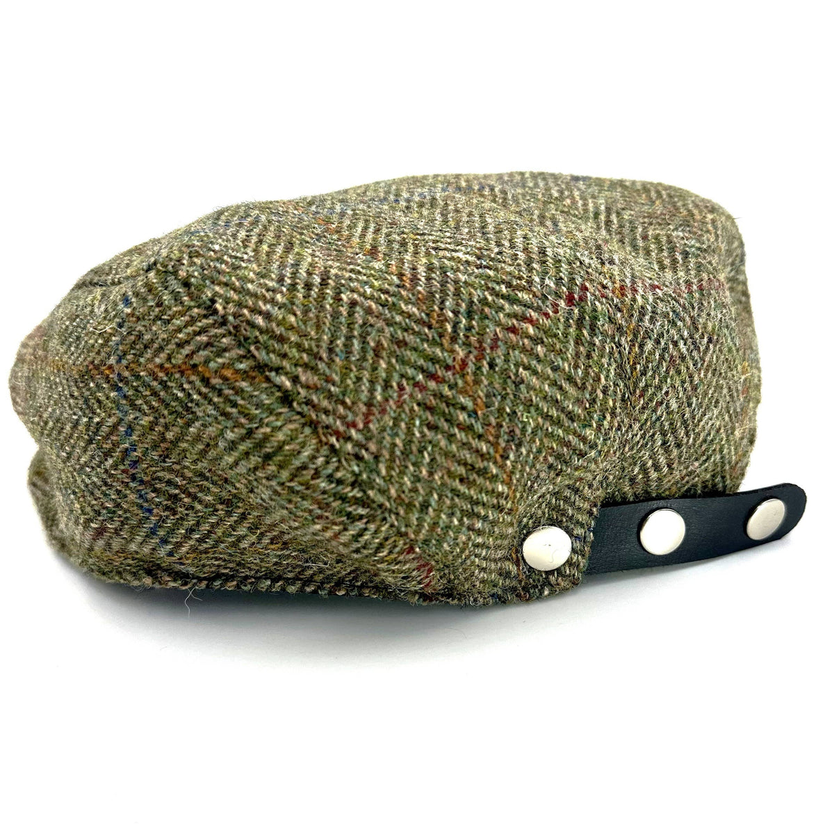 Harris Tweed Flat Cap (One Size Fits All) Country Green