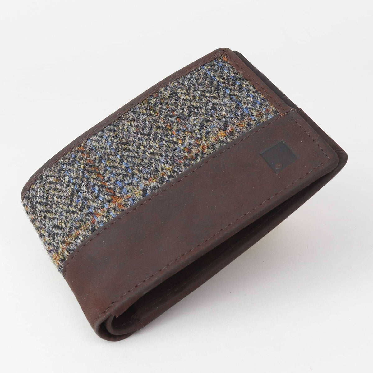 Brown Harris Tweed Wallet