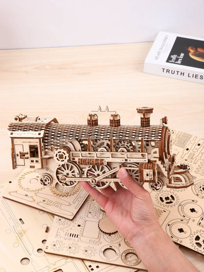 DIY Model wooden kit train