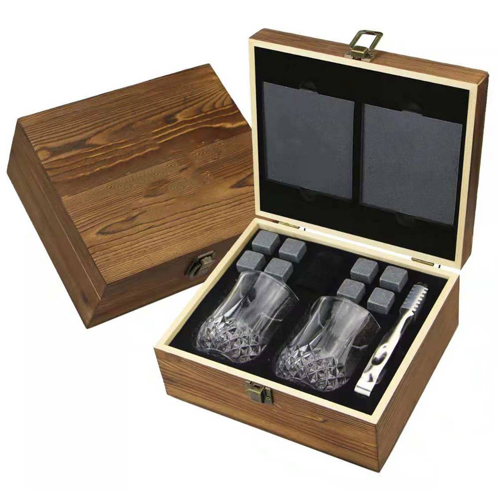 Bar Originale Whisky Glasses and Stones Set