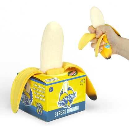 Ripe 'N Ready Stress Banana | Stress Relief Fidget Toy