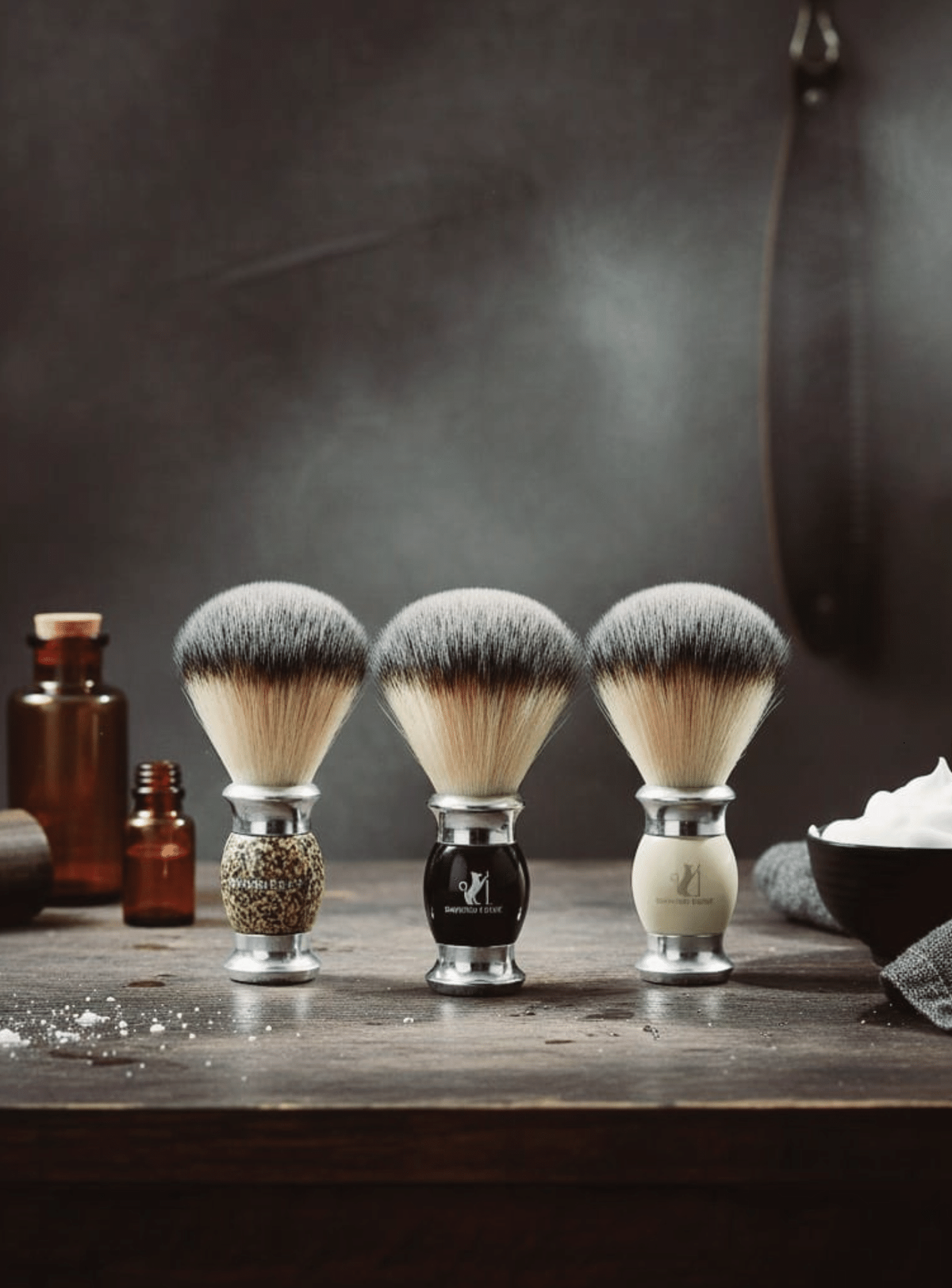 Vegan, and Eco-Friendly Premium Sword Edge Shaving Brush