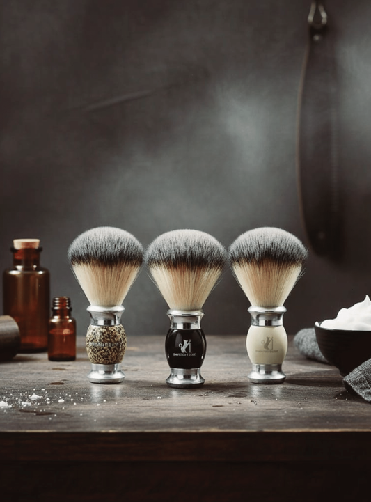 Vegan, and Eco-Friendly Premium Sword Edge Shaving Brush